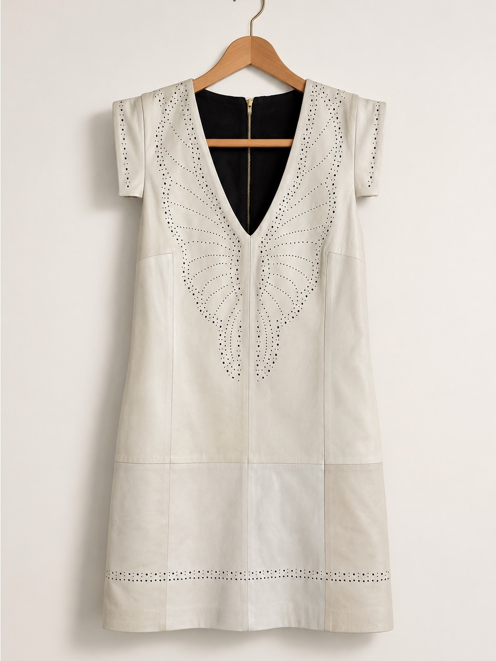 NWT French Connection Genuine Leather Dress